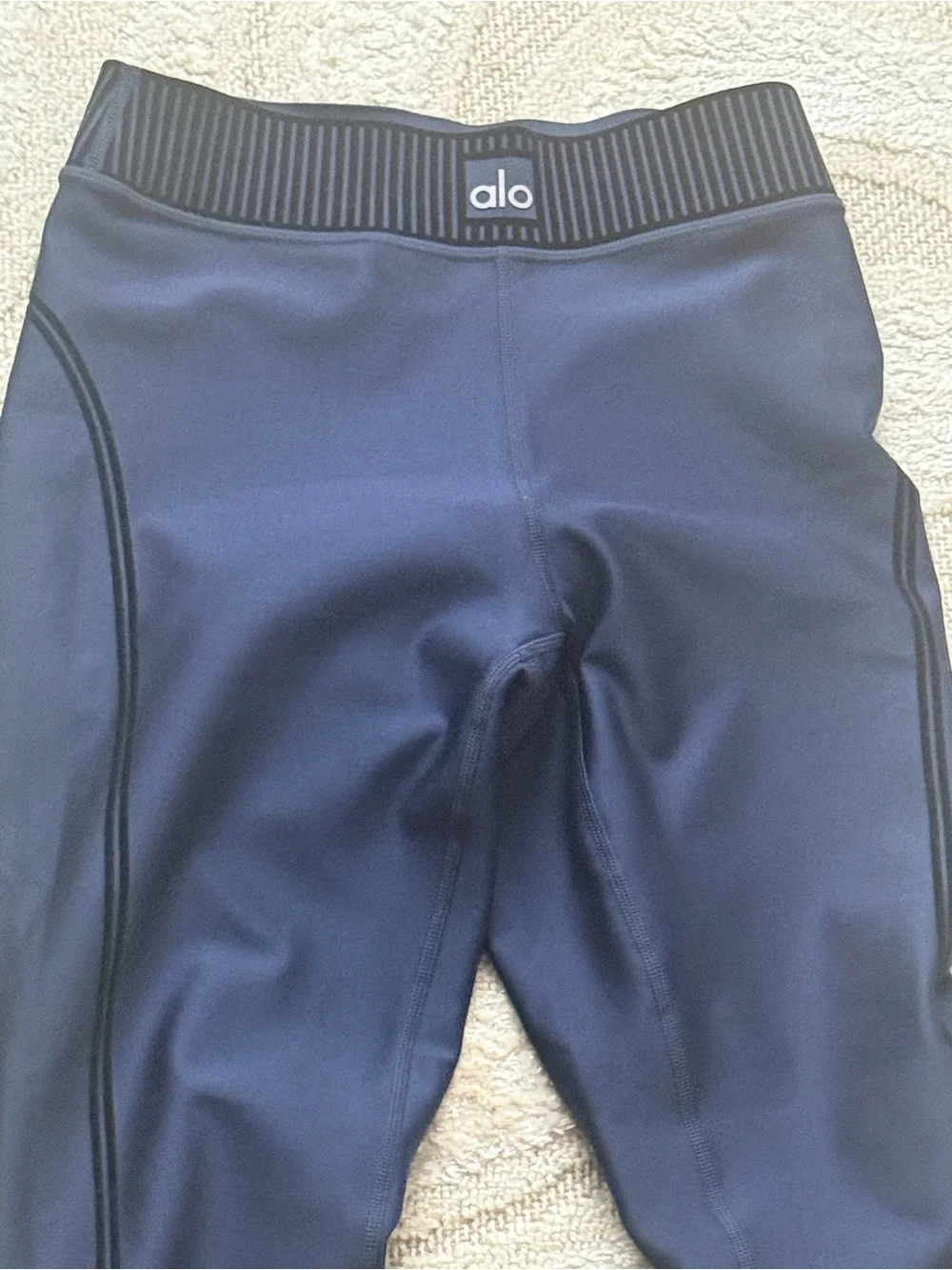ALO Yoga Navy Blue Performance Leggings